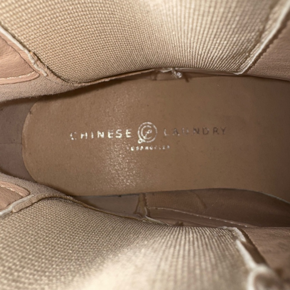 Tan Chinese Laundry Piper Boots, Size 8 - Picture 6 of 6